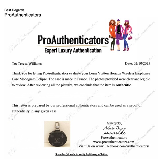 Monogram Eclipse Horizon Wireless Louis Vuitton - Picture 7 of 7